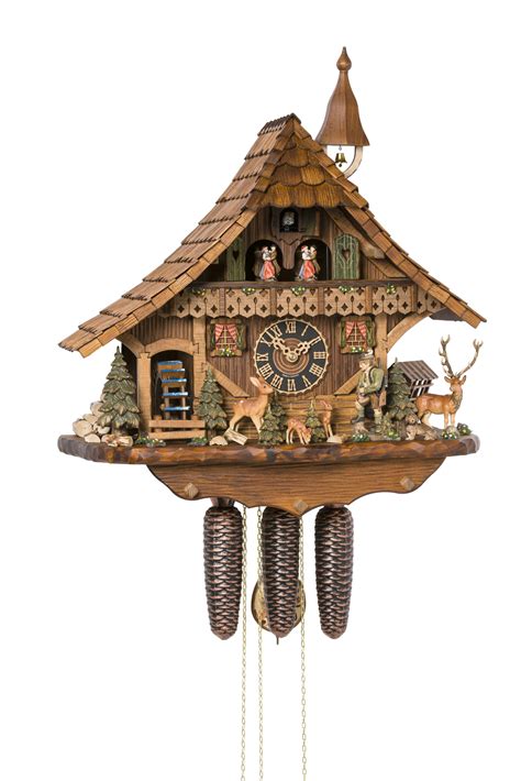 Original handmade Black Forest Cuckoo Clock / Made in Germany 2-86276t - The world of Cuckoo ...