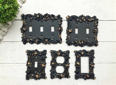 Decorative Plates in Shabby White Switch Cover Lightswitch - Etsy