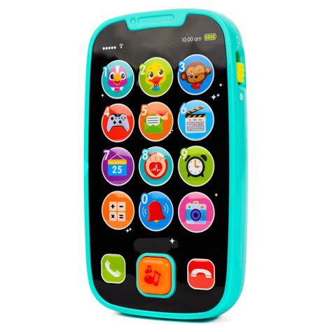 CifToys Toy Phone for Kids, Baby Cell Phone with Light & Sounds, 12 ...