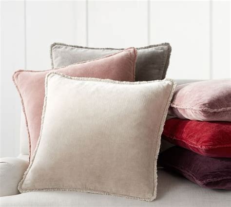 Fringe Velvet Pillow Covers | Pottery Barn