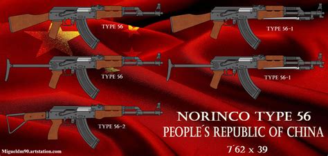 ArtStation - Chinese Norinco Type 56 rifle family