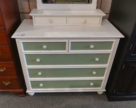 Solid Maple Dresser w/ Mirror | New England Home Furniture Consignment