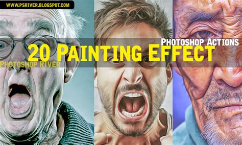 20 HDR Oil Painting Effect – Photoshop Actions Free Download ~ Photoshop River - Free Download ...