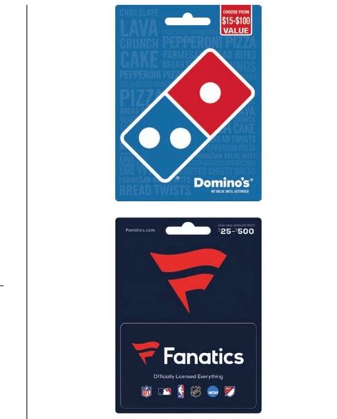 Buy Domino's or Fanatics Cards Get A Free $10 Walgreens Gift Card - I ...