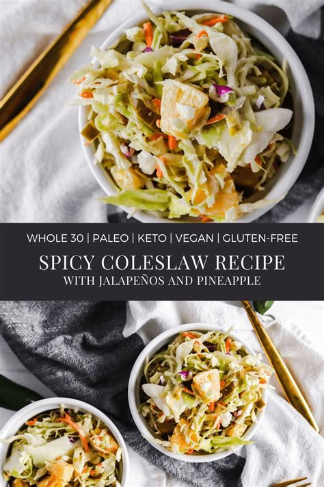 Spicy Coleslaw with Jalapeño & Pineapple – Everyday Dishes | Rezept