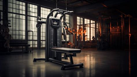 Premium AI Image | Lat pulldown attachment for gym