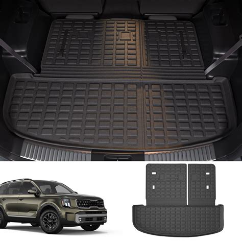 powoq Trunk Mat Compatible with 2020-2024 Kia Telluride Cargo Liner ...