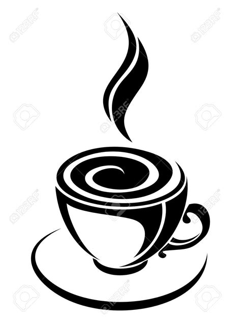 coffee silhouette | Silhouette clip art, Coffee cup tattoo, Coffee drawing