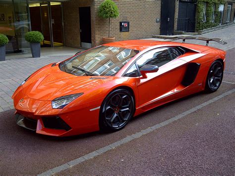 luxury cars: Lamborghini Aventador LP.760-4 Orange