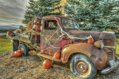 Halloween - Dodge Truck Style Photograph by Constance Puttkemery