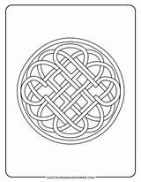 Printable Celtic Knot Coloring Pages 10 Free PDF  Easy sketch template