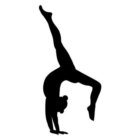 RBS - Silhouette - Gymnast 04 : Scrappin Sports Stuff