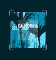 California typography for design clothes t-shirt Vector Image