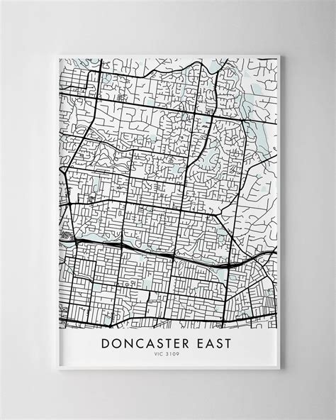 Melbourne – Doncaster East Map Print - Chelsea Chelsea