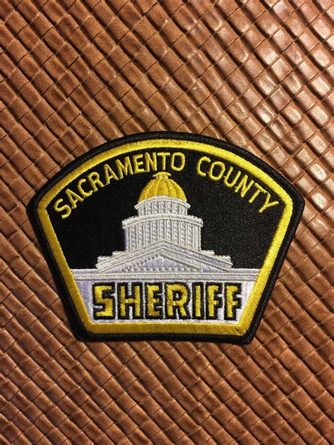 Sacramento County Sheriffs Department Collectible Patch - Etsy