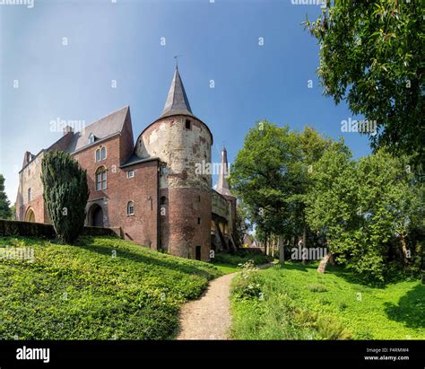 Netherlands, Europe, Holland, Horn, Limburg, castle, forest, wood ...