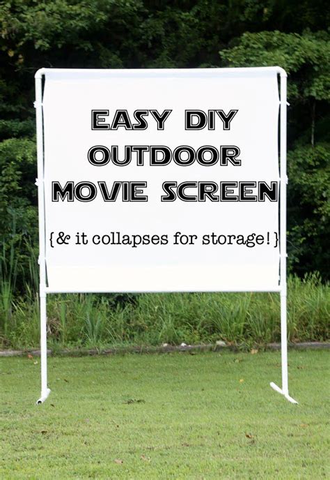 9 Simple DIY Projector Screen Ideas That Your Family Will Approve