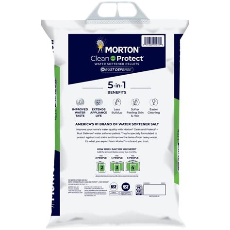 Morton 40 lb Clean & Protect Rust Defense Water Softening Pellets by Morton at Fleet Farm