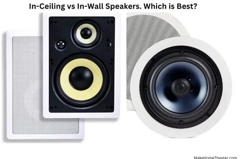 In-Ceiling vs In-Wall Speakers – Which is Best In Your Case?