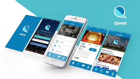 Quest app on Behance