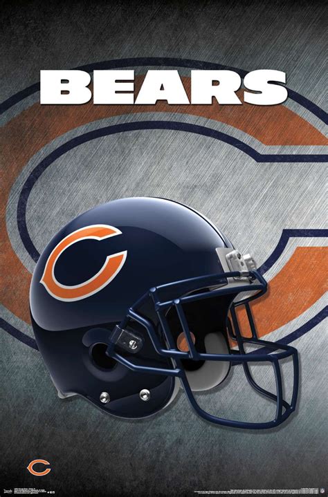 Chicago Bears - Helmet #chicagobears #nflfootball #nfl #footballposter ...