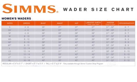 simms wader size chart Fishing waders simms headwaters pro stockingfoot