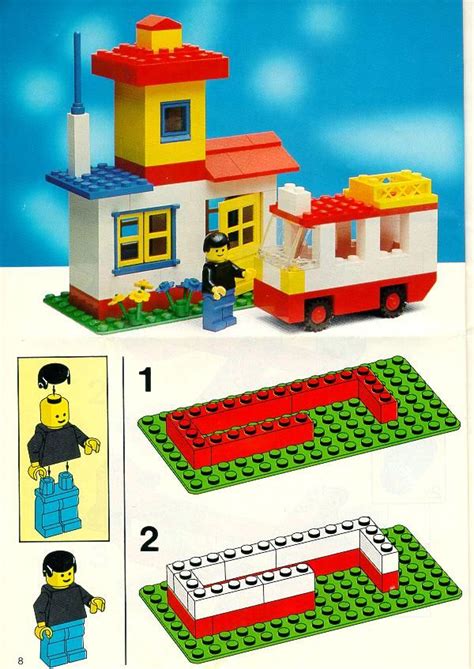 Old LEGO® Instructions | letsbuilditagain.com | Lego activities, Lego basic, Vintage lego