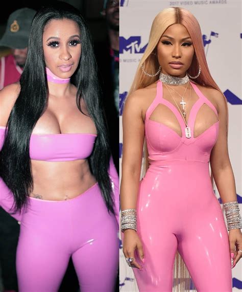 Cardi B Nicki Minaj Style Breakdown: The Rappers Are Total Style Twins - The Kit