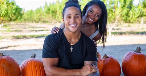 Simone Biles and Stacey Ervin Jr. Pumpkin Patch Photo | POPSUGAR Celebrity