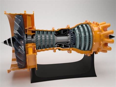 3D Printable Jet Engine by CATIAV5FTW - Thingiverse | Jet engine, 3d ...