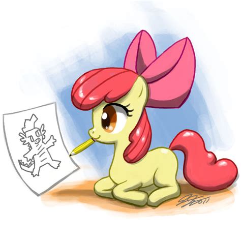 Equestria Daily - MLP Stuff!: Drawfriend Stuff - Apple Bloom Edition