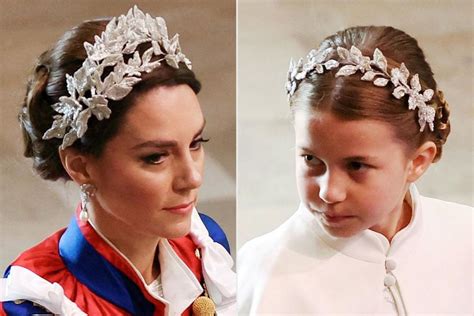 Kate Middleton and Princess Charlotte Wear Matching Headpieces at King Charles' Coronation