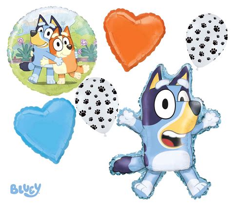 Bluey and Bingo Balloon Set, Bluey Balloon, Bluey Birthday Balloon ...