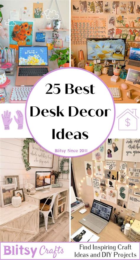 25 Unique Desk Decor Ideas for Home Office and Work Desk