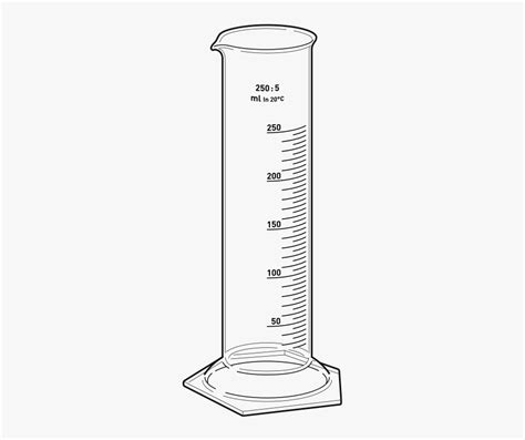 Graduated Cylinder Clipart Black And White , Free Transparent Clipart - ClipartKey