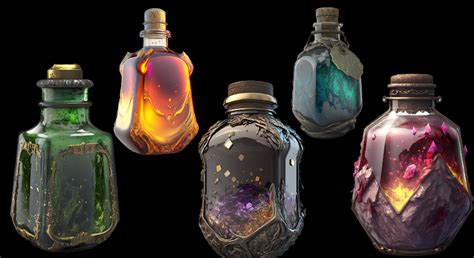 Fantasy Potions - ICONS in 2D Assets - UE Marketplace