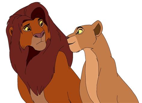 lion king adult simba and adult nala - Clip Art Library