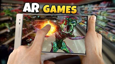 Top 10 Best New Augmented Reality Games For Android 2021 (AR GAMES) - YouTube