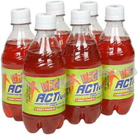 Hi C Hydrating Drink for Active Youth, Fruit Punch Flavored Hydrating Drink - 6 ea, Nutrition ...