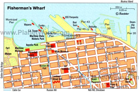 Tourist Map Of Downtown San Francisco