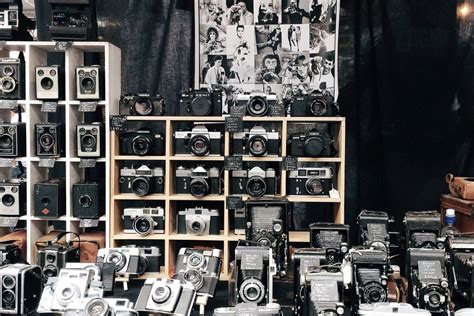 Vintage Camera Store Royalty Free Photo