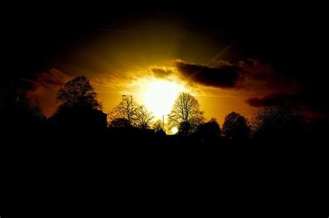 Free Photo | Sunset nature light background effect evening