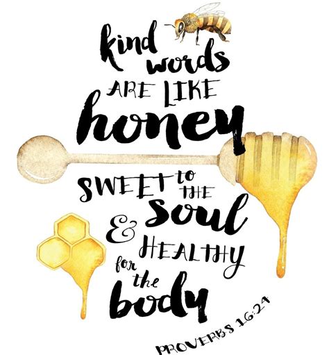 justbeefriendly on Instagram: Bee Kind! #bees #honey #scripture #love #health | Bee quotes ...