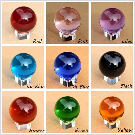 Rare Natural Quartz Crystal Ball Sphere 80mm Crystal Glass Balls Mixed Color For Sale Fengshui ...