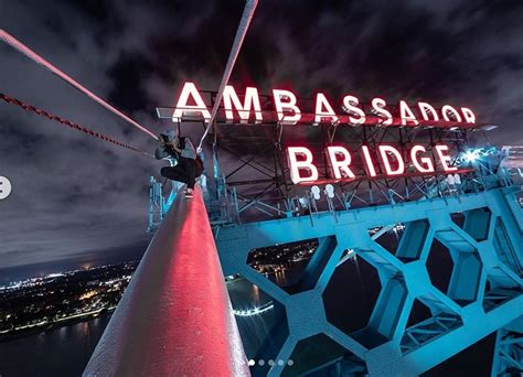 A Photographer Climbed the Ambassador Bridge and Nobody Saw Him