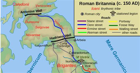 Hadrians Wall Map