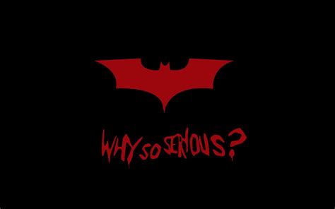 🔥 Download Why So Serious Joker Batman Cool Logo Wallpaper And by ...