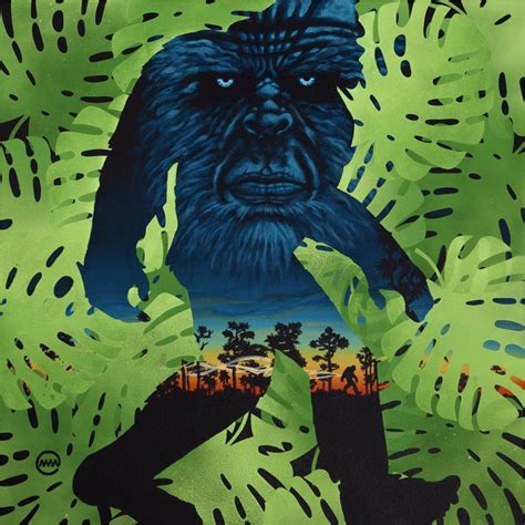 The Elusive Skunk Ape Painting by Mark Mitchell | Saatchi Art