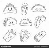 Burrito Coloring Pages sketch template