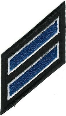 Police Two 2 Stripe Hash 10 Ten Year Service Stripes Insignia Patch | eBay